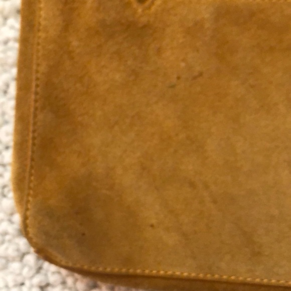 Cole Haan Mustard Suede Purse - Picture 2 of 8